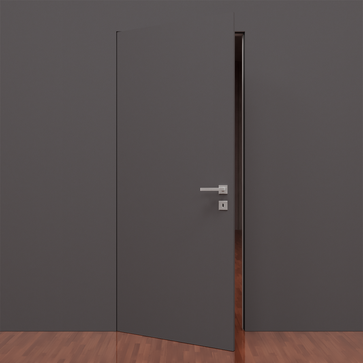 Ușă Filomuro HPL, 70x275 cm, Toc ascuns aluminiu